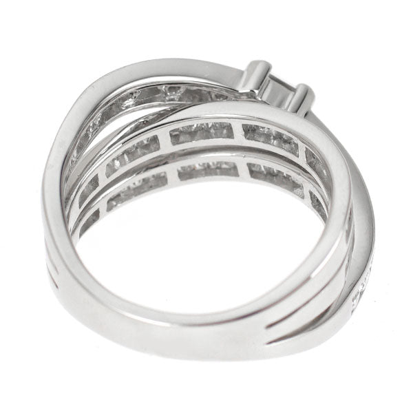 Pt950 クリスカット ダイヤモンド リング 1.40ct
