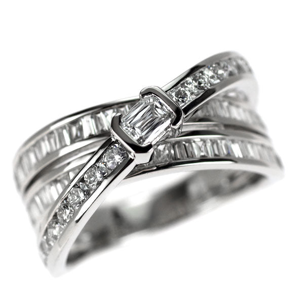Pt950 クリスカット ダイヤモンド リング 1.40ct