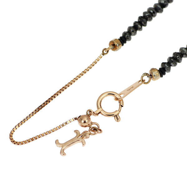 K18PG ブラックダイヤモンド ネックレス 30.00ct