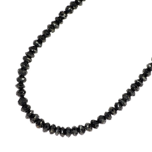K18PG ブラックダイヤモンド ネックレス 30.00ct