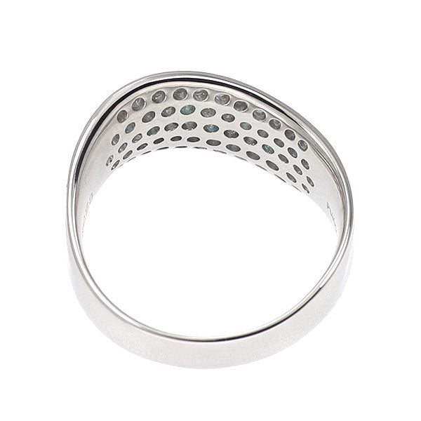 Pt900 パライバ トルマリン ダイヤモンド リング 0.16ct D0.58ct パヴェ