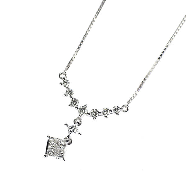 GSTV K18WG ダイヤモンド ペンダントネックレス 0.30ct
