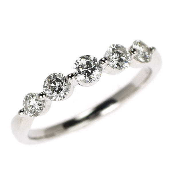 Pt900 ダイヤモンド リング 0.50ct 一文字