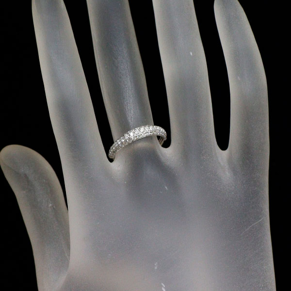 カナディアンダイヤモンド Pt950 ダイヤモンド リング 0.50ct マイクロパヴェ