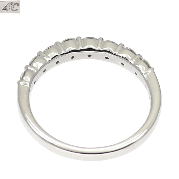 4℃ Pt950 ダイヤモンド リング 0.800ct ハーフエタニティ