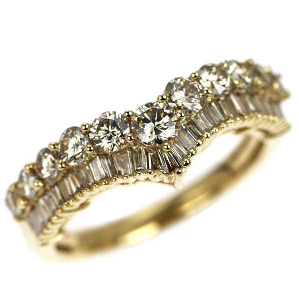 K18YG ダイヤモンド リング 0.83ct