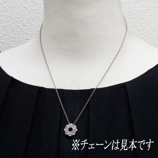 K18WG ダイヤモンド ペンダントトップ 1.00ct