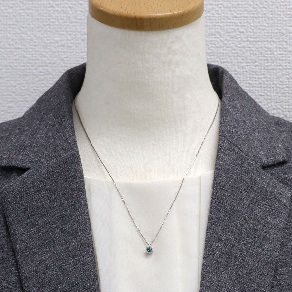 希少 Pt900/ Pt850 アレキサンドライト ダイヤモンド ペンダントネックレス 0.13ct D0.05ct