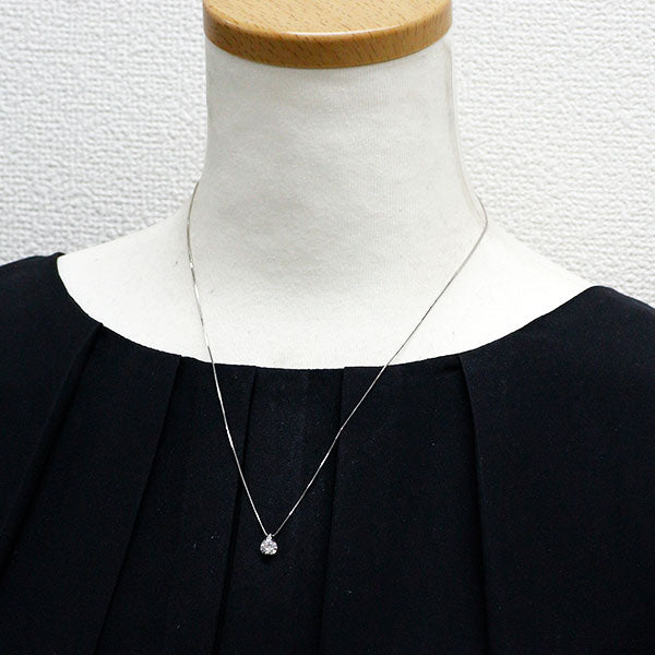 Pt900/Pt850 ダイヤモンド ペンダントネックレス 0.344ct G SI2 EX D0.005ct