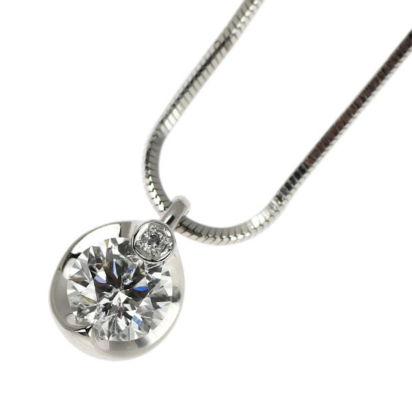 Pt900/Pt850 ダイヤモンド ペンダントネックレス 0.344ct G SI2 EX D0.005ct