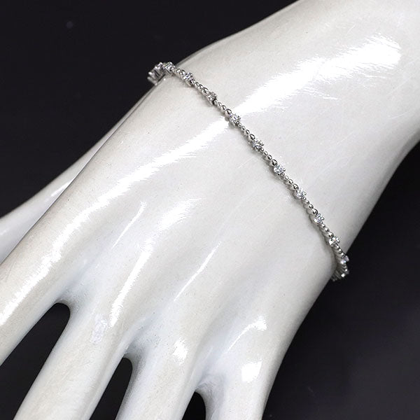 DTC K18WG ダイヤモンド ブレスレット 1.00ct LINE