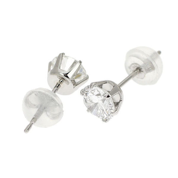 Pt900 ダイヤモンド ピアス 1.050ct F/G SI2 VG/G スタッド