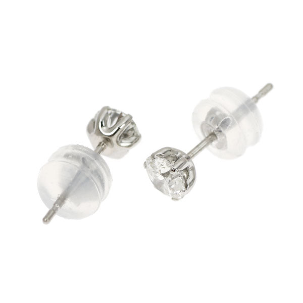 Pt900 ダイヤモンド ピアス 0.504ct G SI2 3EX/EX スタッド