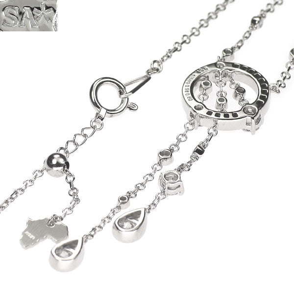 サバース K18WG ダイヤモンド ペンダントネックレス 1.58ct