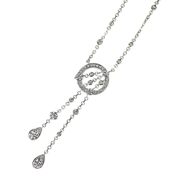 サバース K18WG ダイヤモンド ペンダントネックレス 1.58ct
