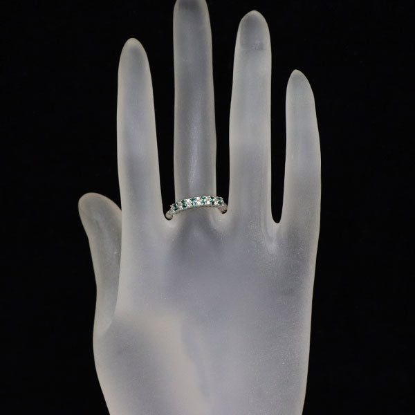 希少 Pt950 アレキサンドライト ダイヤモンド リング 0.14ct D0.11ct
