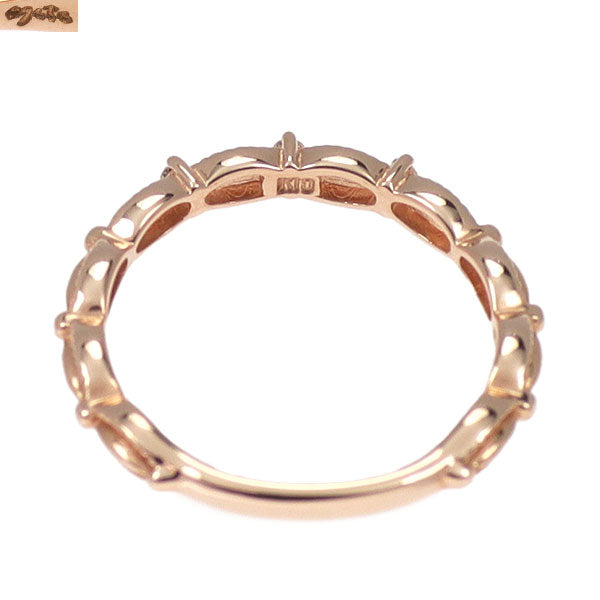アガット/agete K10PG ダイヤモンド リング 0.02ct