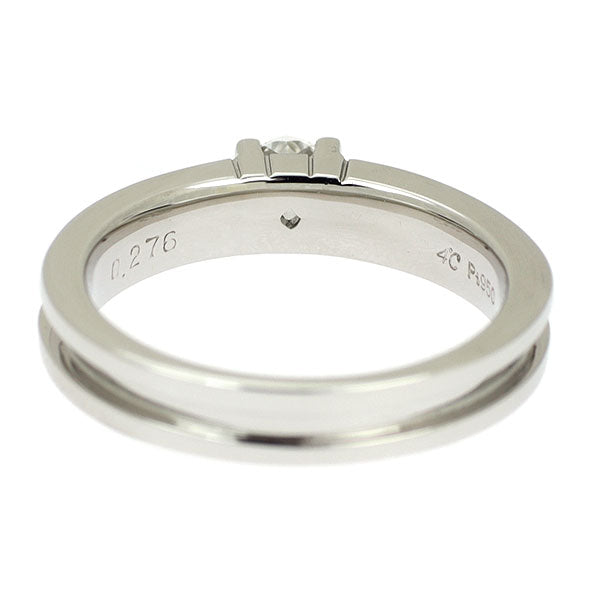 4℃ Pt950 ダイヤモンド リング 0.276ct