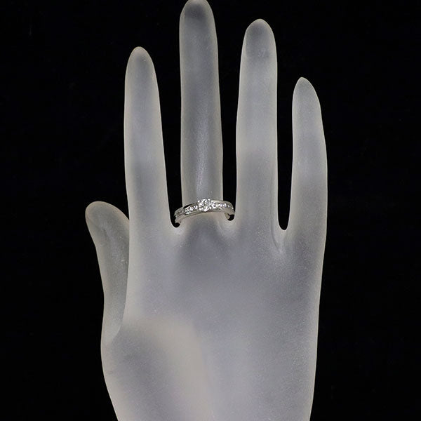 4℃ Pt950 ダイヤモンド リング 0.276ct