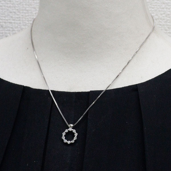Pt900/ Pt850 ダイヤモンド ペンダントネックレス 0.505ct