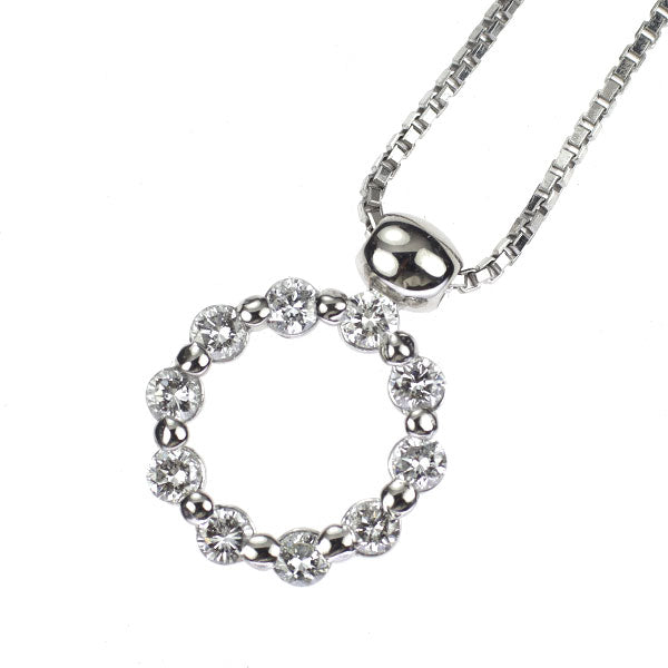 Pt900/ Pt850 ダイヤモンド ペンダントネックレス 0.505ct
