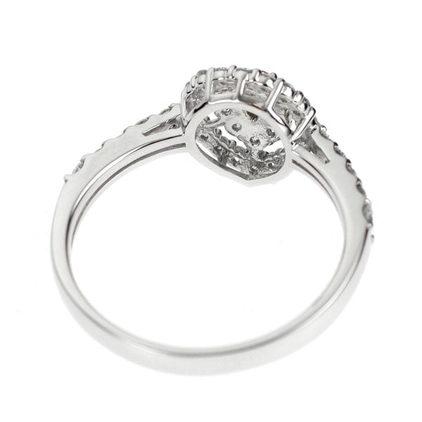 Pt950 レッドベリル ダイヤモンド リング 0.07ct D0.45ct