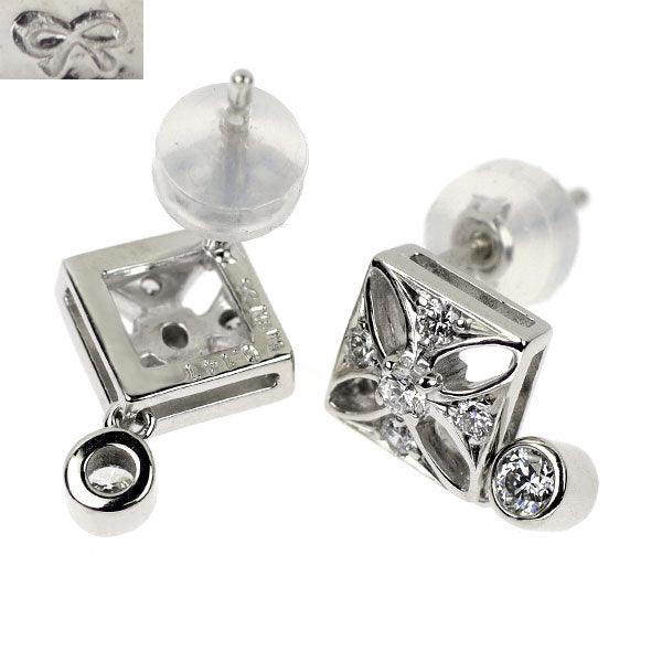 ディアヴァンテ K18WG ダイヤモンド ピアス 0.297ct