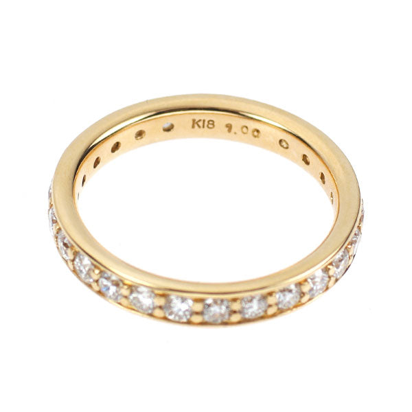 K18YG ダイヤモンド リング 1.00ct フルエタニティ