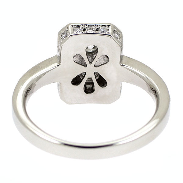 Pt900 diamond ring 1.10ct