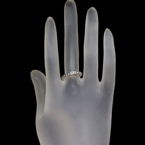 Pt990 ダイヤモンド リング 0.89ct フルエタニティ
