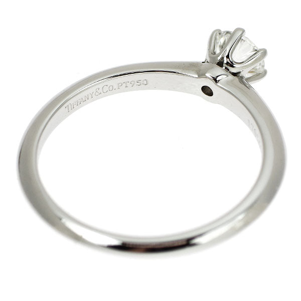 ティファニー Pt950 ダイヤモンド リング 0.34ct H VVS1 VG/VG ソリティア