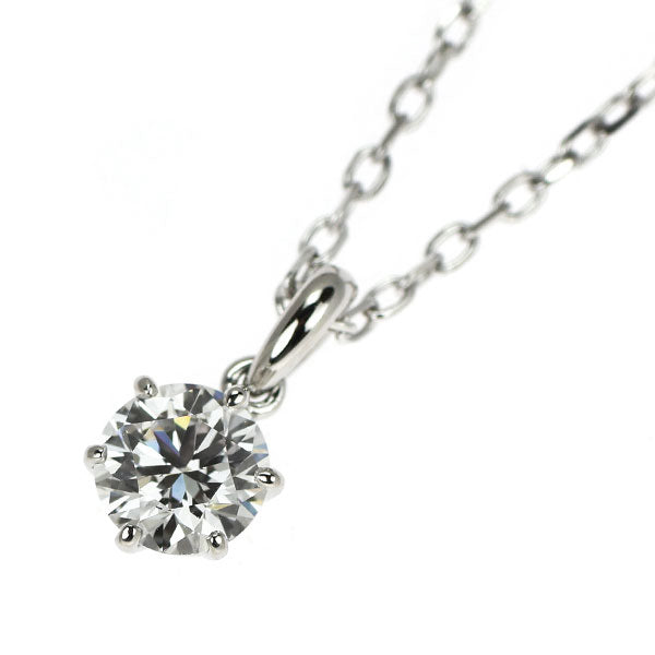 ミキモト Pt950 ダイヤモンド ペンダントネックレス 0.474ct E VS1 3EXHC