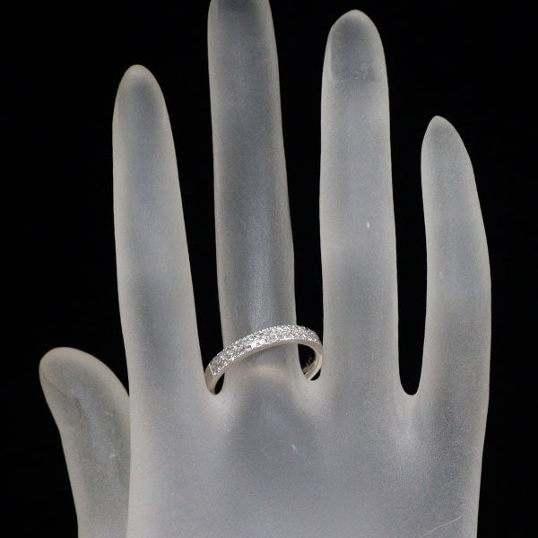 K18WG シングルカット ダイヤモンド リング 0.46ct