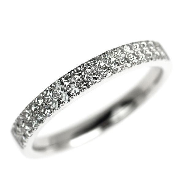 K18WG シングルカット ダイヤモンド リング 0.46ct