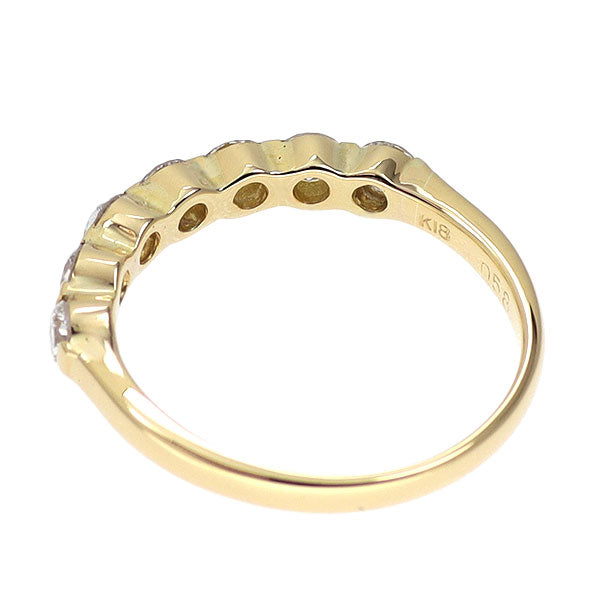 K18YG Diamond Ring 0.58ct