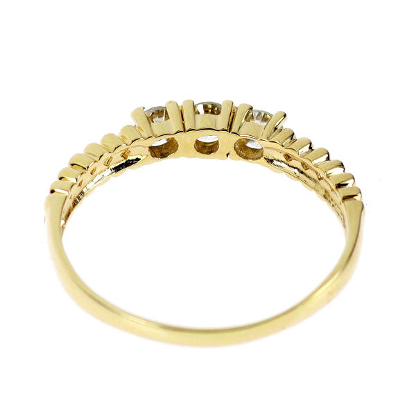 K18YG ダイヤモンド リング 0.33ct