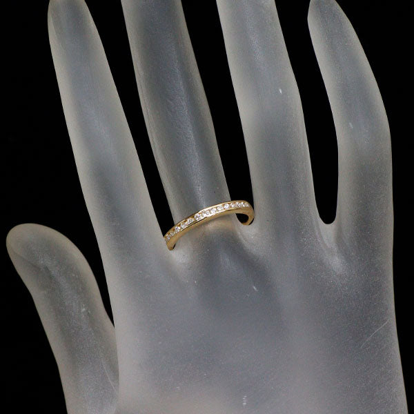 K18YG ダイヤモンド リング 0.20ct ハーフエタニティ