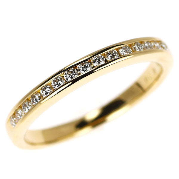 K18YG ダイヤモンド リング 0.20ct ハーフエタニティ