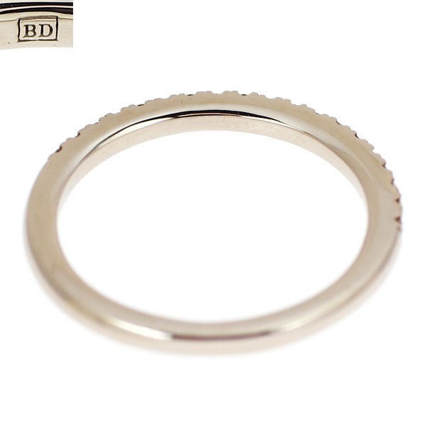 Kashikey K18BG Brown Diamond Ring 0.18ct Line Half Eternity