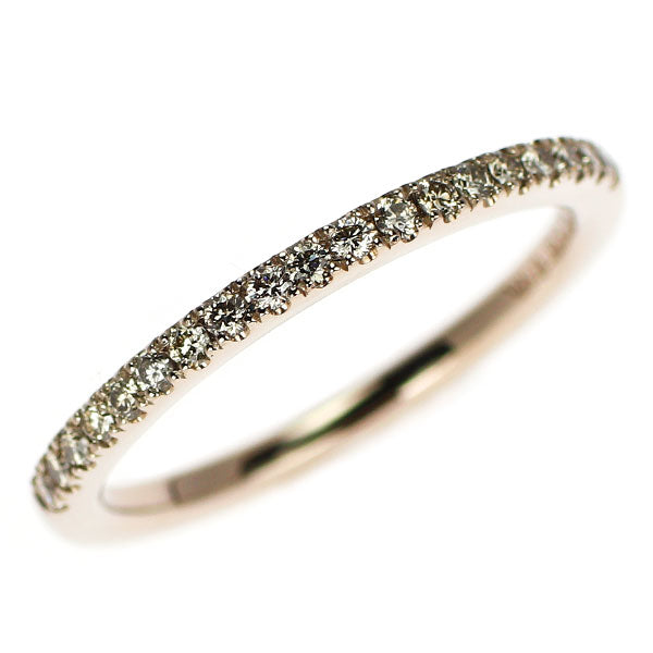 Kashikey K18BG Brown Diamond Ring 0.18ct Line Half Eternity