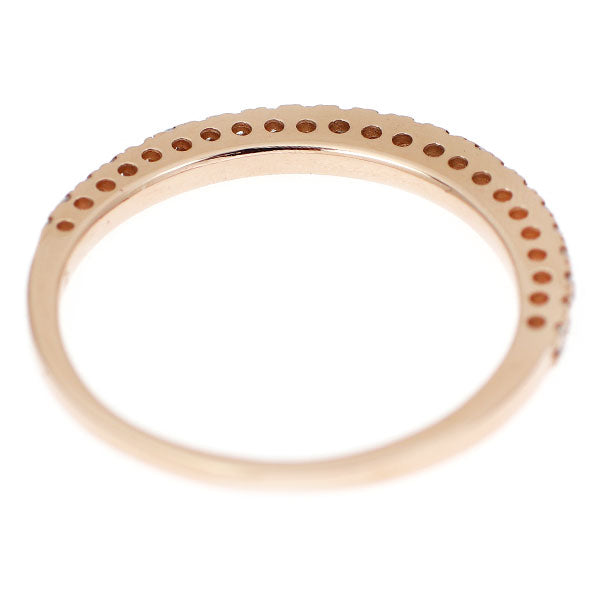 K18PG ダイヤモンド リング 0.16ct ハーフエタニティ