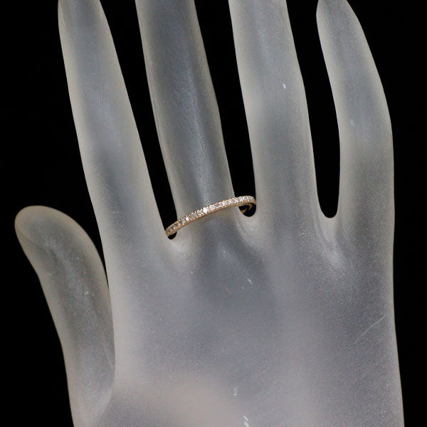 K18PG ダイヤモンド リング 0.16ct ハーフエタニティ
