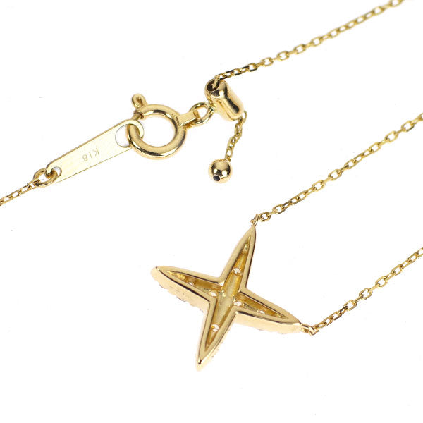 K18YG ダイヤモンド ペンダントネックレス 0.22ct