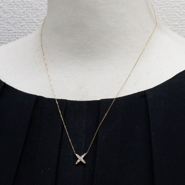 K18YG ダイヤモンド ペンダントネックレス 0.22ct