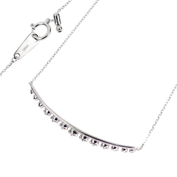 K18WG ダイヤモンド ペンダントネックレス 0.37ct