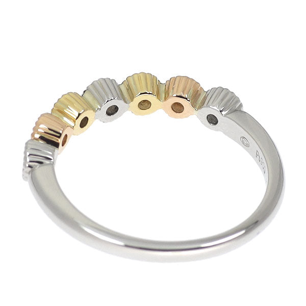 Pt900/K18PG/YG Diamond Ring 0.55ct Half Eternity