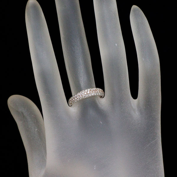 希少 Pt900 天然ピンクダイヤモンド リング 0.16ct D0.34ct パヴェ