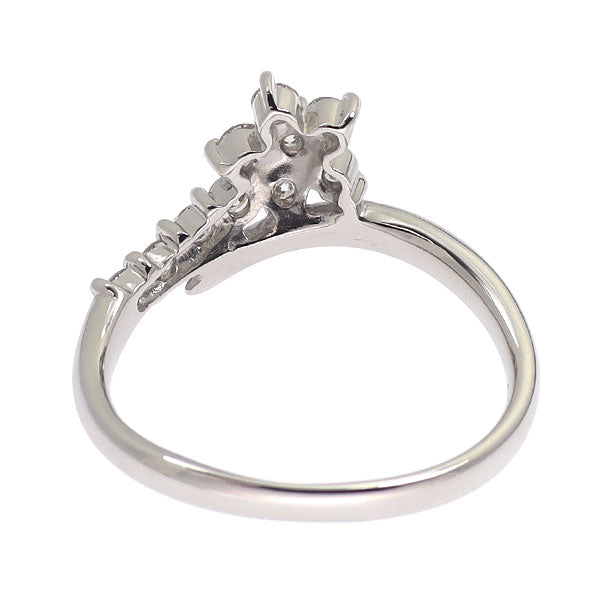 Pt900 ダイヤモンド リング 0.33ct フラワー