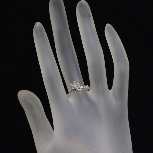 Pt900 ダイヤモンド リング 0.33ct フラワー