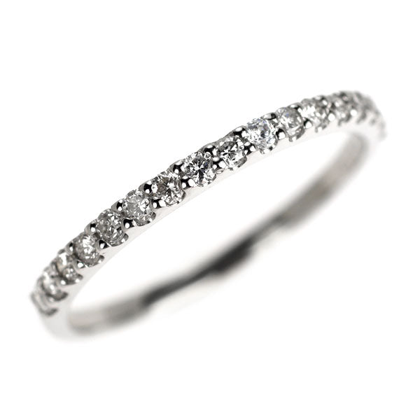 Pt900 ダイヤモンド リング 0.24ct ハーフエタニティ
